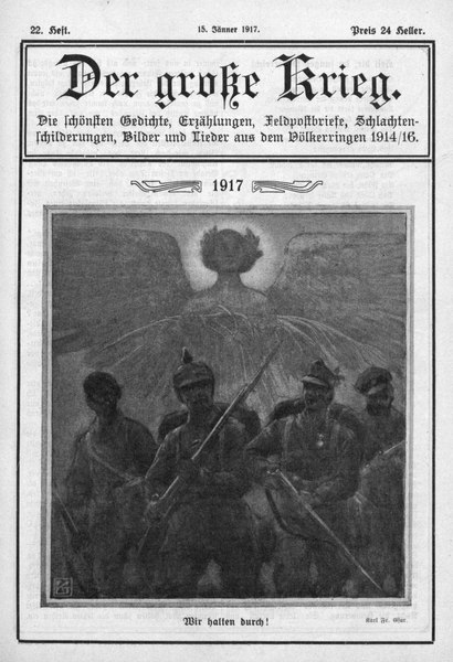 "1917 – Wir Halten Durch!", Titelblatt Von Der Große Krieg, Ausgabe Vom ...